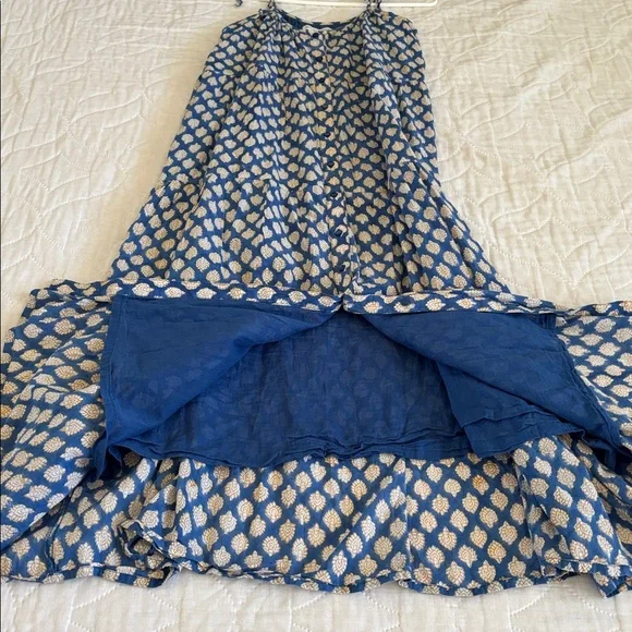 Emerson Fry India Collection Button Tie Sundress XS/S - Picture 6 of 8